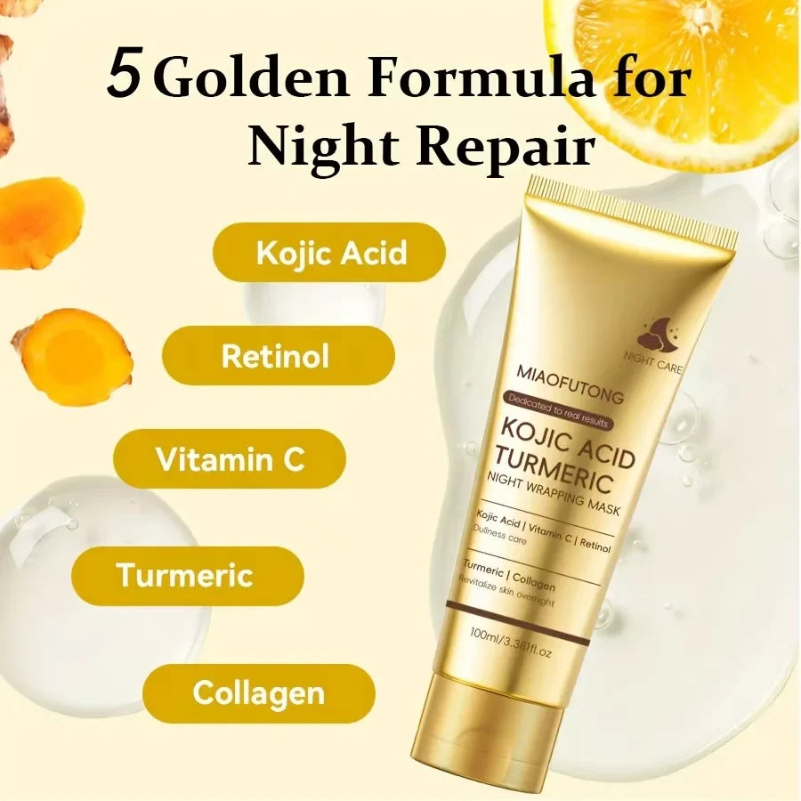 Mascarilla Nocturna de Cúrcuma y Colágeno