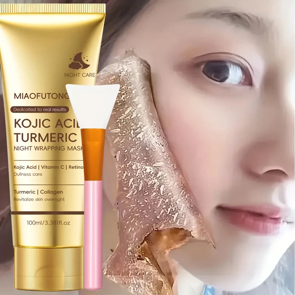 Mascarilla Nocturna de Cúrcuma y Colágeno