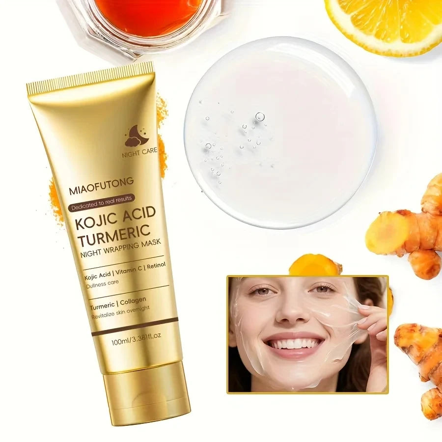 Mascarilla Nocturna de Cúrcuma y Colágeno
